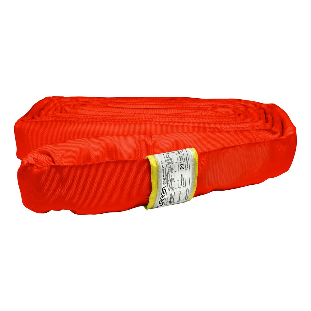 Eslinga de poliéster redonda sin fin roja 3 m, 6 ton Urrea