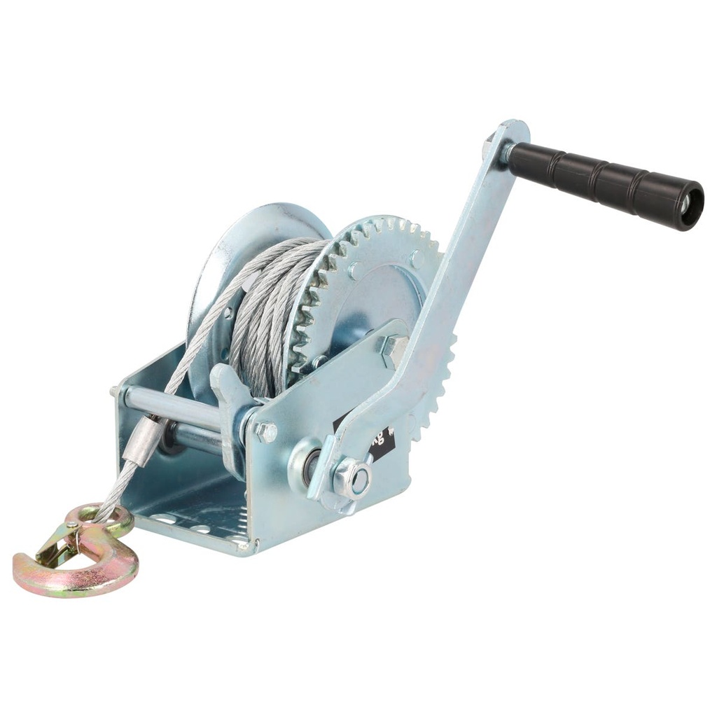Malacate de manivela con cable 650 kg Surtek