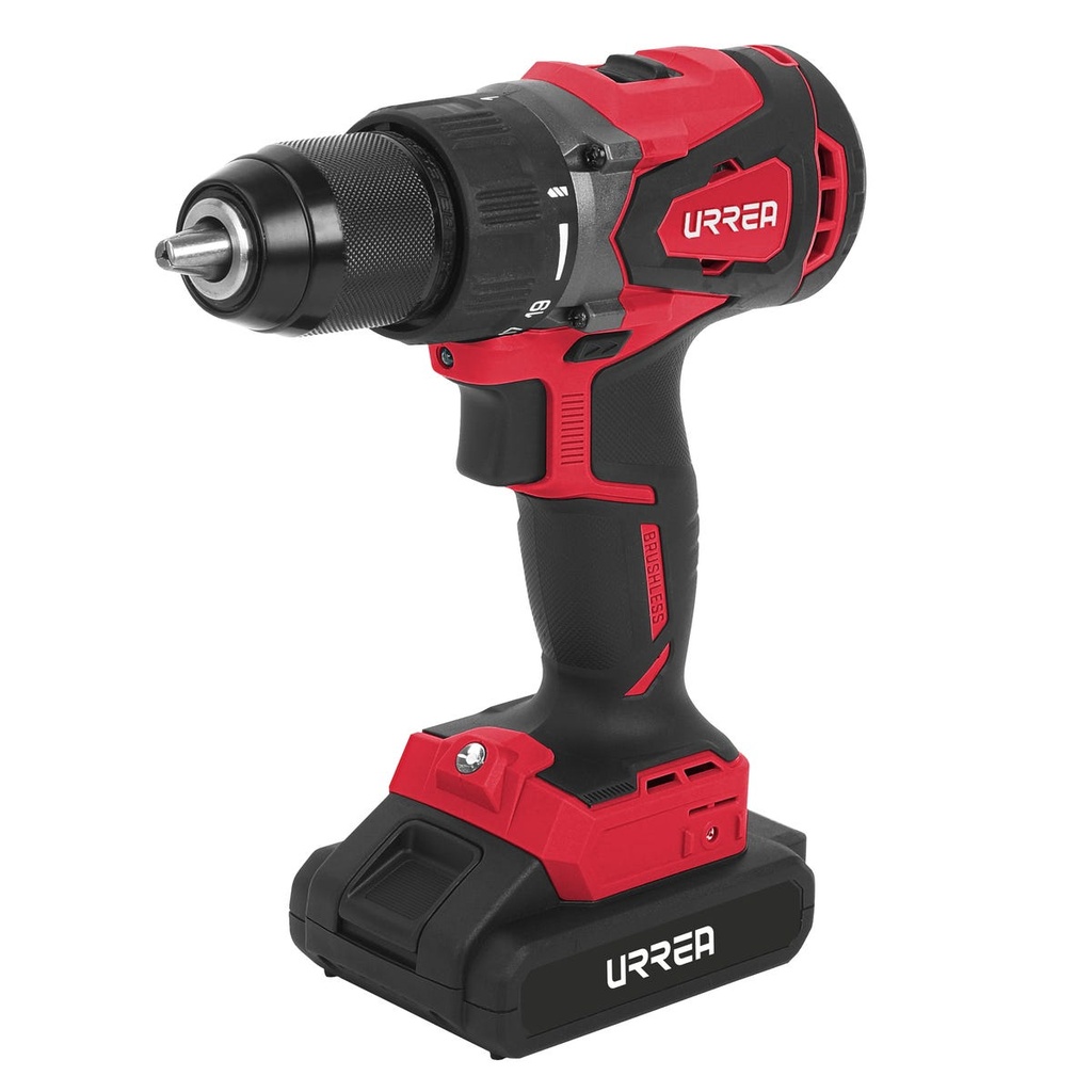 Taladro/atornillador 1/2" batería de Li-ion 20 V, 70 Nm Urrea