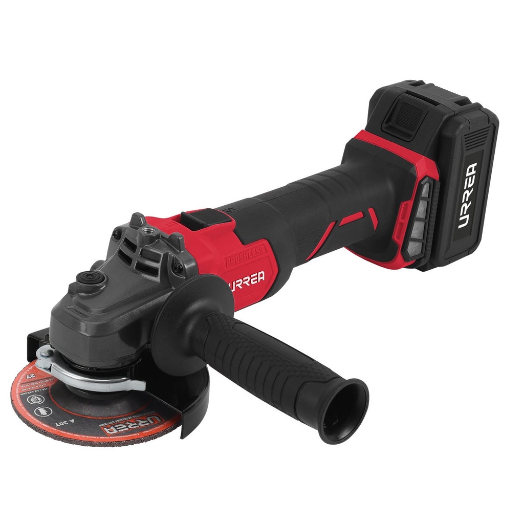 Esmeriladora angular a batería Litio-ion 5" 20 V, 8500 RPM Urrea