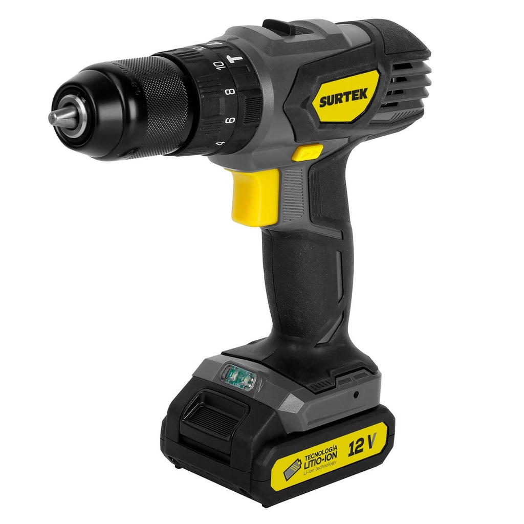 Rotomartillo de impacto 3/8" a batería Litio-ion 12 V 28 Nm Surtek