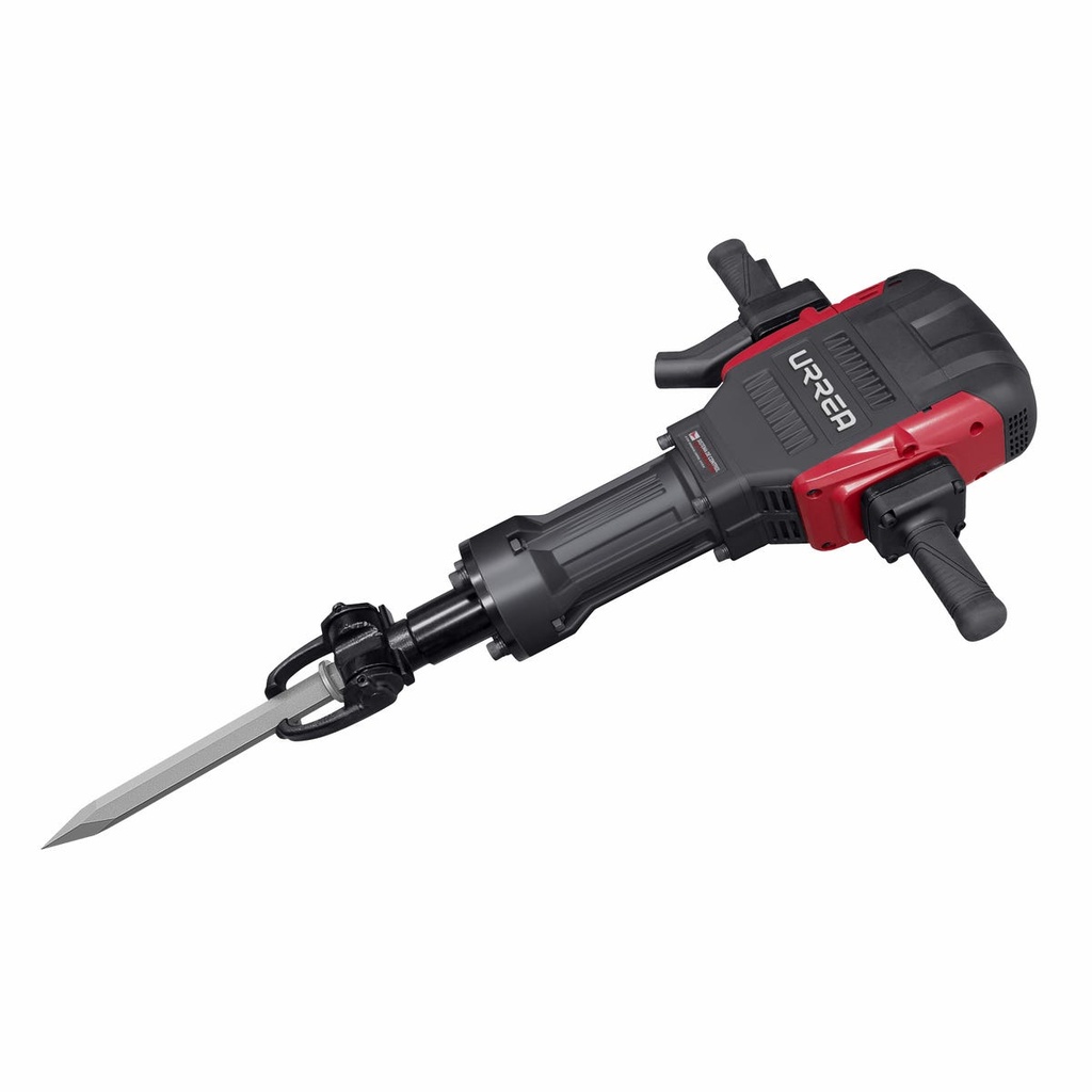 Martillo demoledor con control anti-vibración, zanco hexagonal 2000W, 120V, 62J, 1000 IPM Urrea