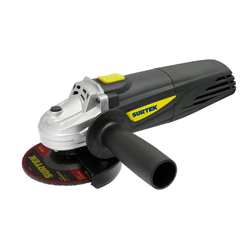 Mini esmeriladora angular 4-1/2" 800 W, 120 V, 11000 RPM Surtek