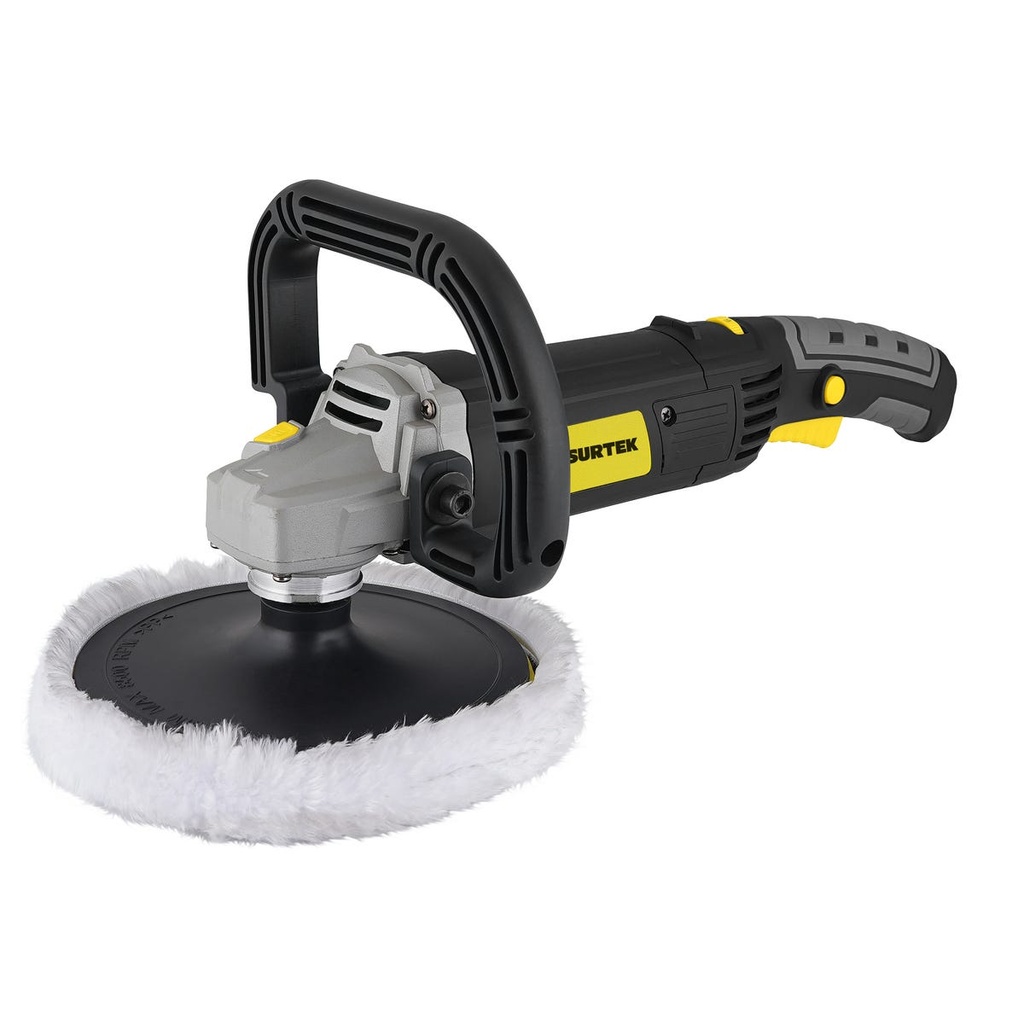 Pulidora angular 7" 1000 - 4300 RPM, 1200 W,120 V Surtek