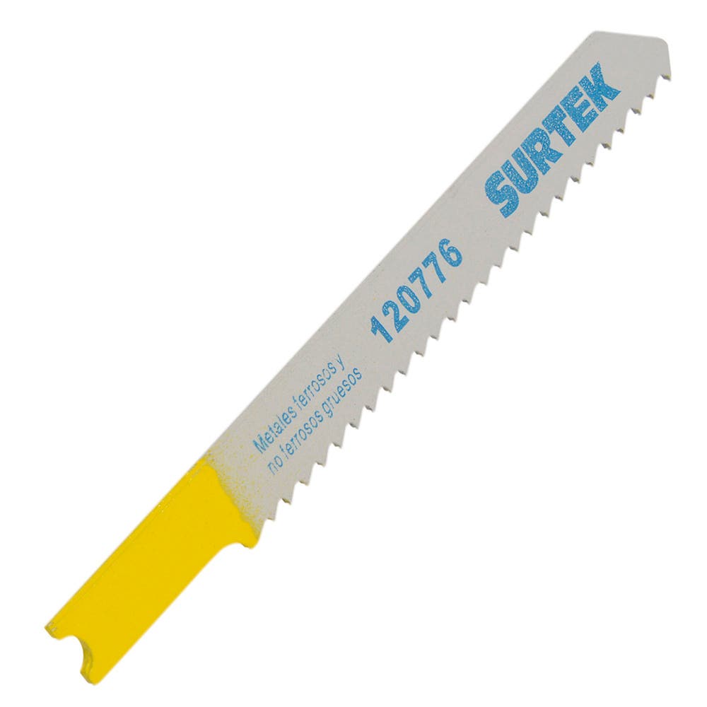 Segueta para sierra caladora zanco tipo U para corte recto, acabado fino, 76 mm, 12 dpp Surtek