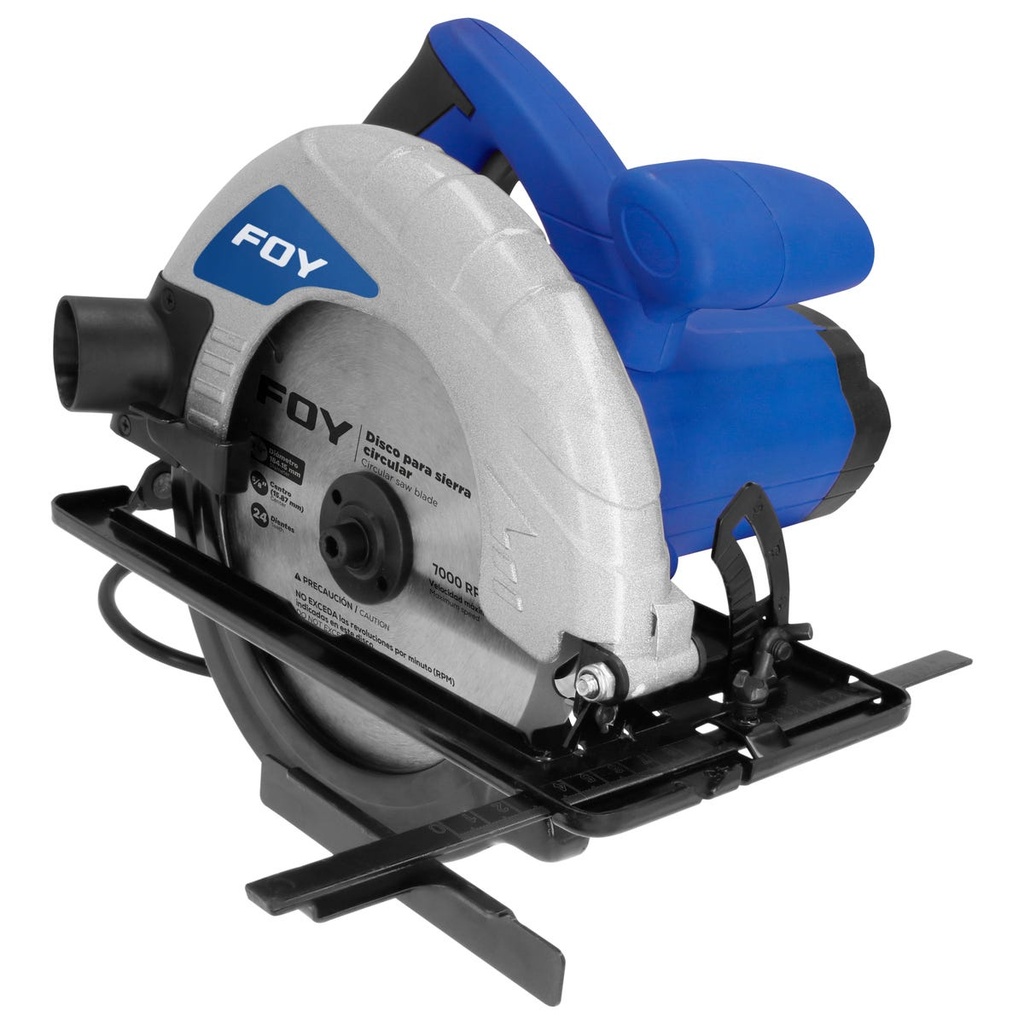 Sierra circular 7-1/4", 1200 W, 120 V , 0 - 4500 RPM Foy