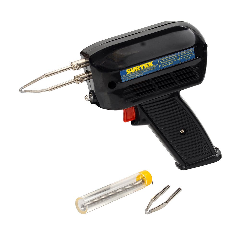 Cautín tipo pistola 140 W, 500°C, 120 V Surtek