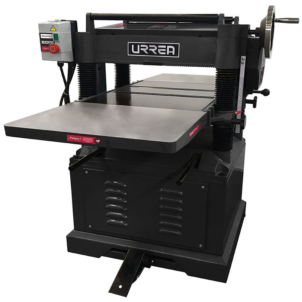 Cepillo estacionario 20" 5 HP, 3730 W, 220 V, 5000 RPM 1 fase Urrea