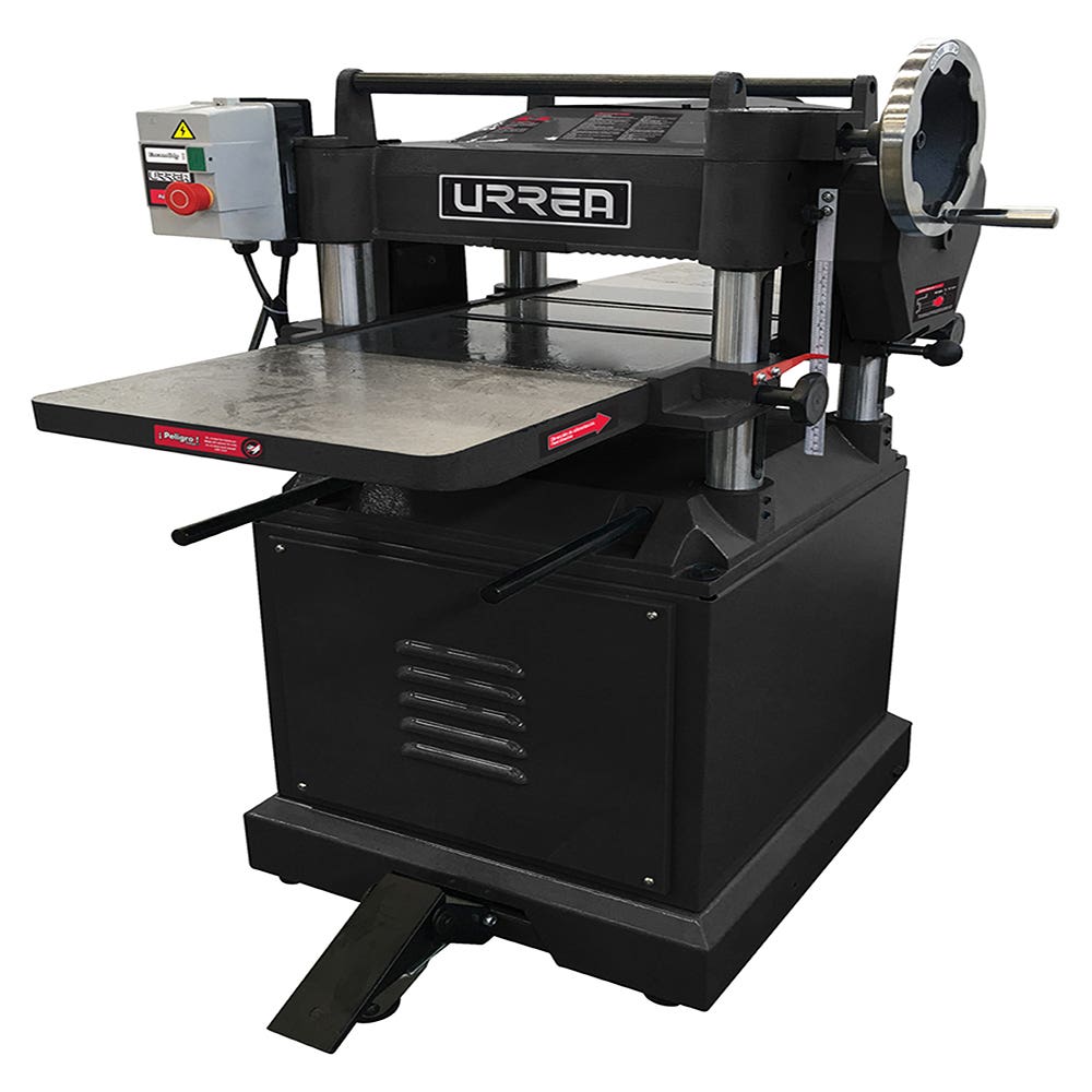 Cepillo estacionario 15" 3 HP, 2237 W, 220 V, 5000 RPM 1 fase Urrea