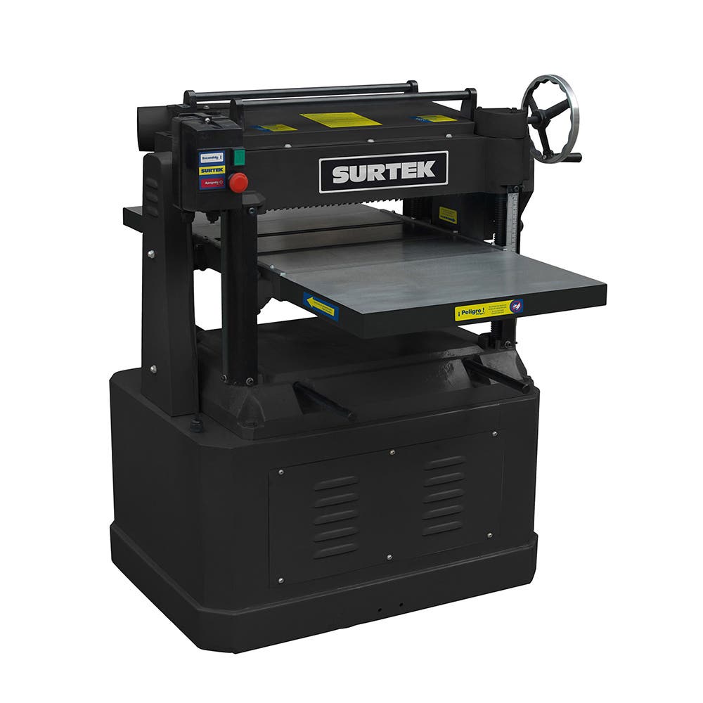 Cepillo estacionario 20" 5 HP, 3730 W, 220 V, 5000 RPM 1 fase Surtek