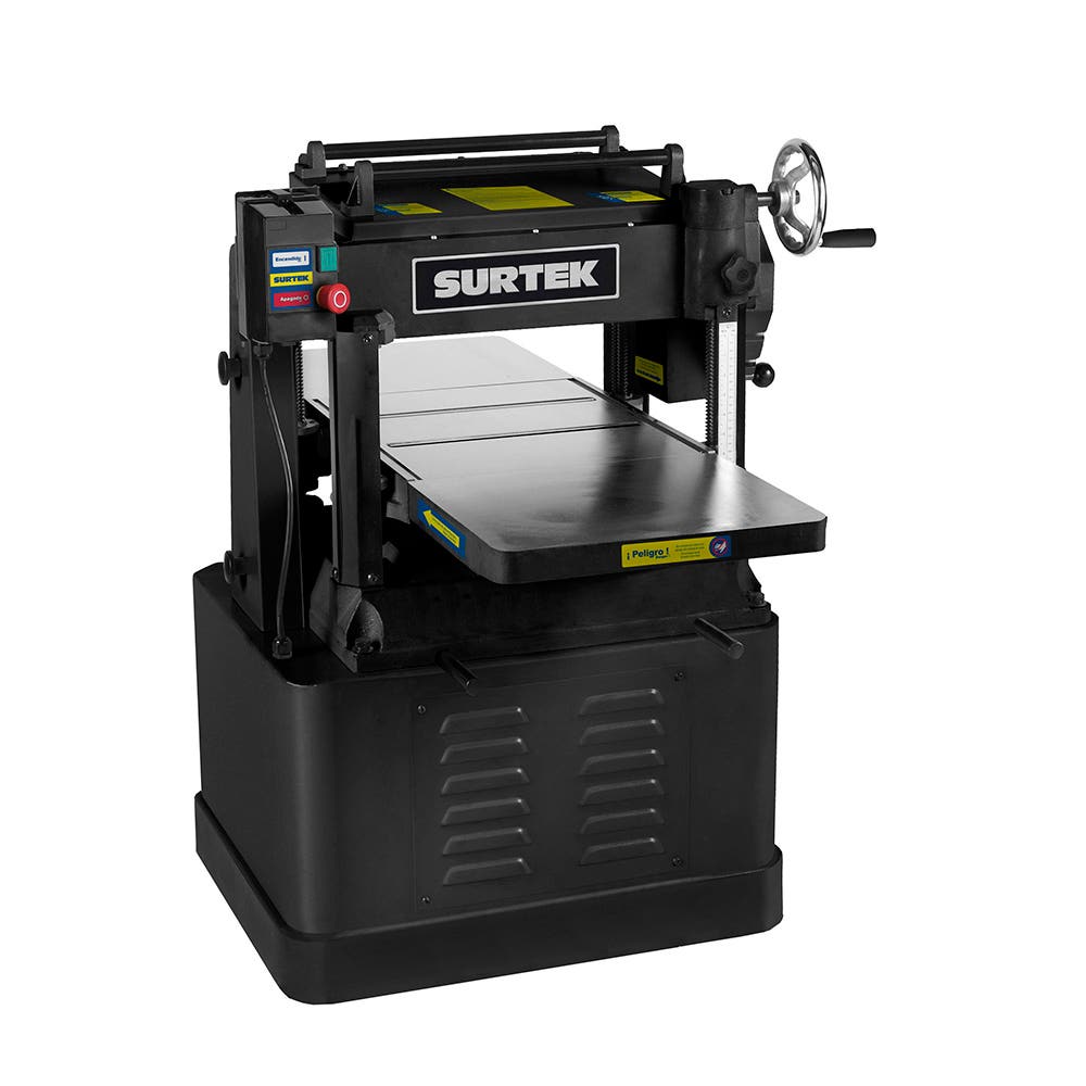 Cepillo estacionario 16" 3 HP, 2200 W, 220 V, 5000 RPM 1 fase Surtek