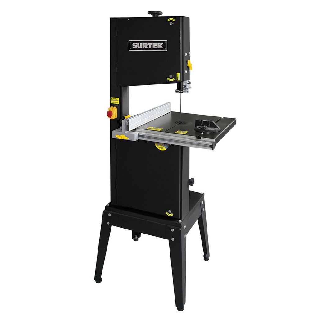 Sierra de banda 14", 1 HP, 750 W, 120 V, 1700 RPM Surtek