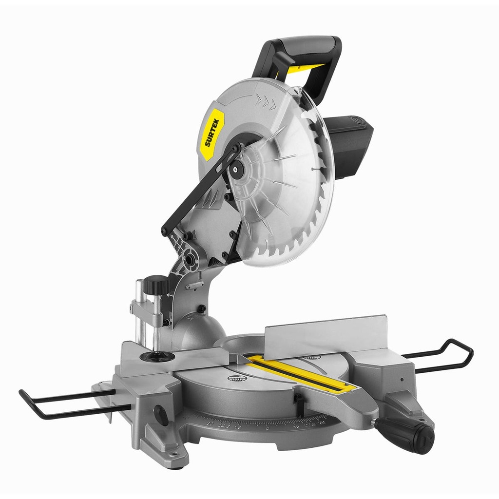 Sierra de inglete telescópica 10", 1800 W, 120 V, 5000 R/MIN Surtek