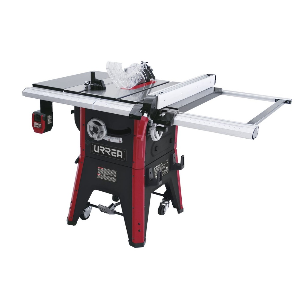 Sierra de mesa con ducto de salida para polvo 10", 2-1/2 HP, 1800 W, 120 V, 3450 RPM Urrea