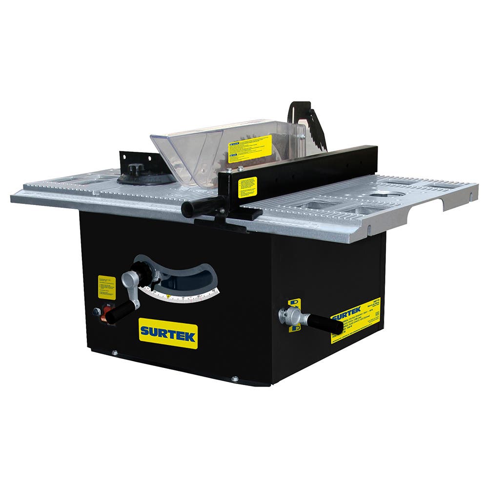 Sierra de mesa compacta 10" 2 HP, 1560 W, 120 V, 4800 RPM Surtek