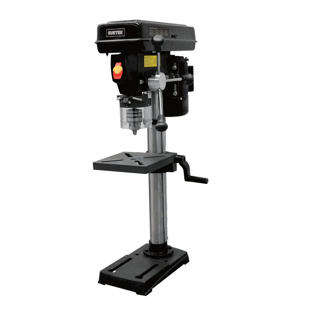 Taladro estacionario de banco 5/8", 3/4 HP, 550 W, 120 V, 2950 RPM Surtek