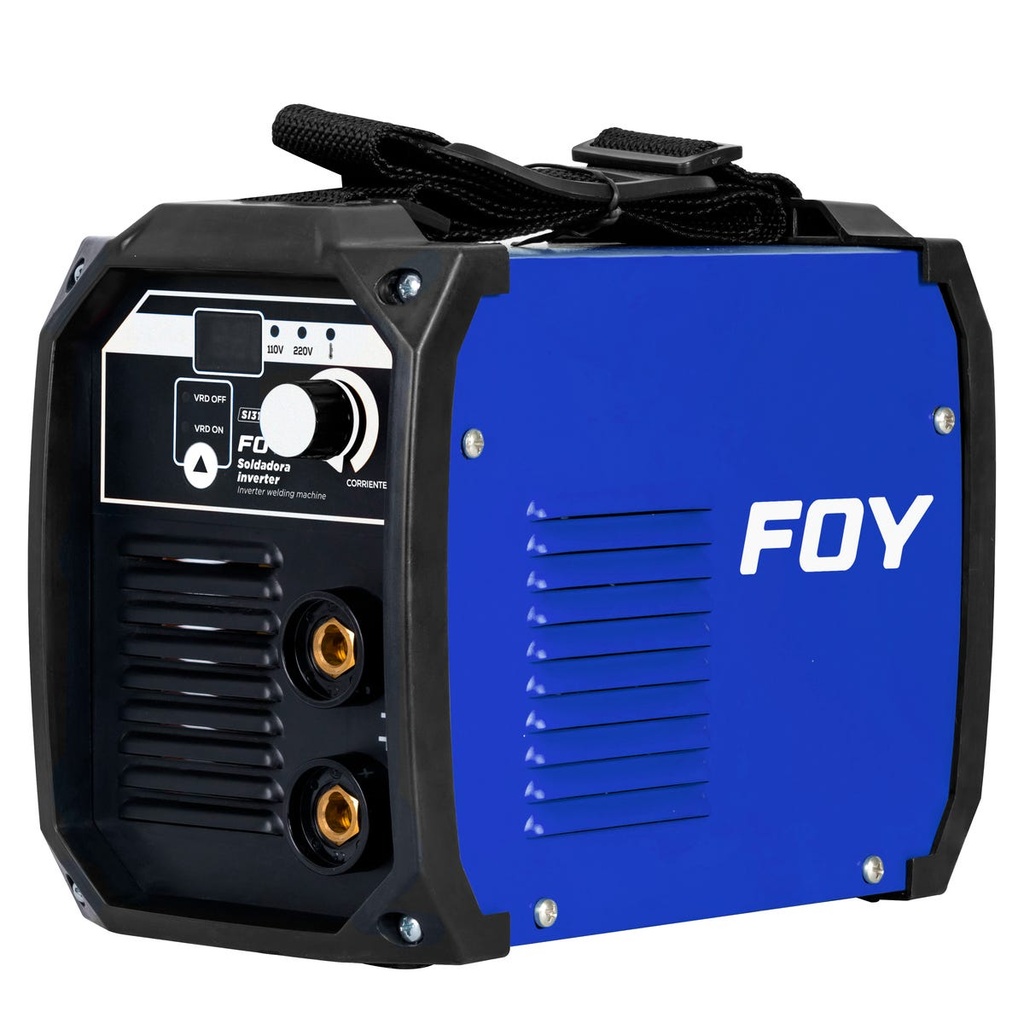Soldadora inverter para electrodos de 1 fase bi voltaje 110-220 V, 160 A Foy