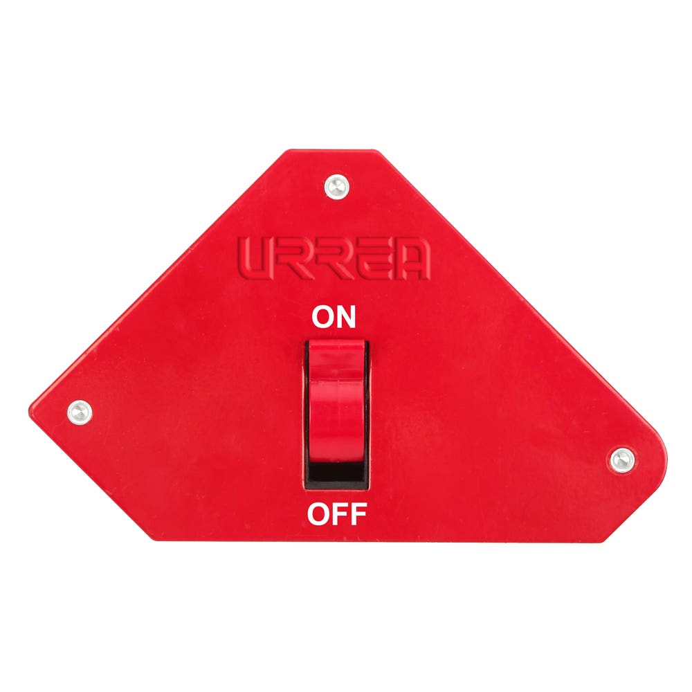 Esquina magnética para soldar multiangular con switch 3-3/8", 30 lb Urrea