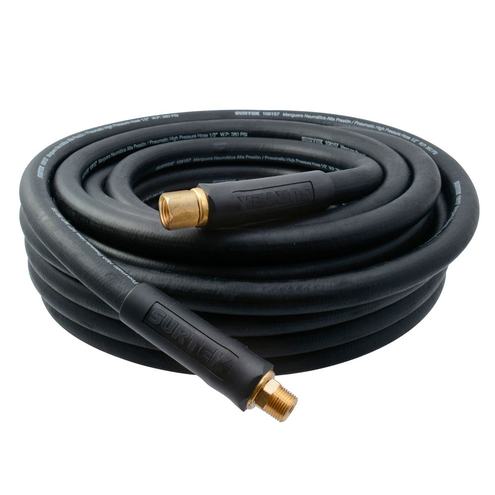 Manguera de PVC reforzadas para aire de alta presión 1/2" x 10 m Surtek