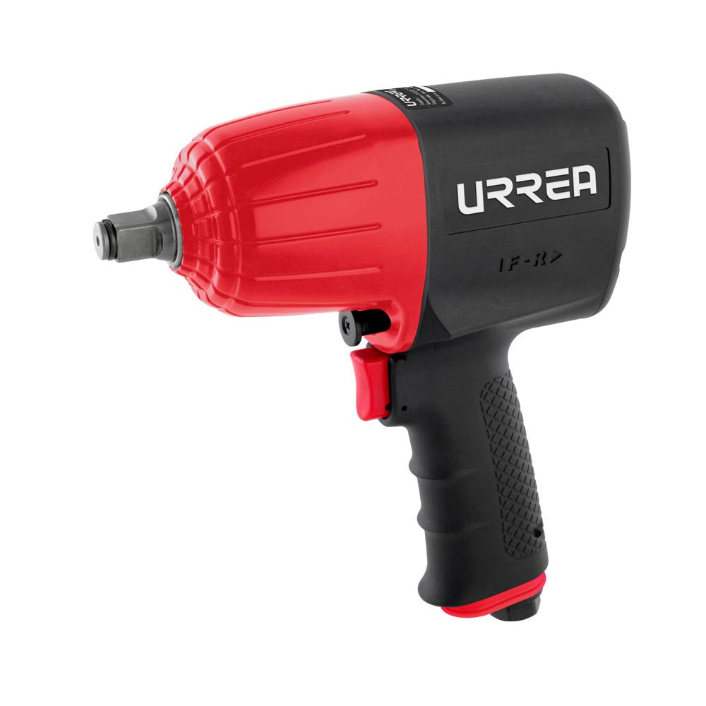 Pistola de impacto neumática cuadro de 1/2" 1,000 Ft-lb sistema twin hammer Urrea