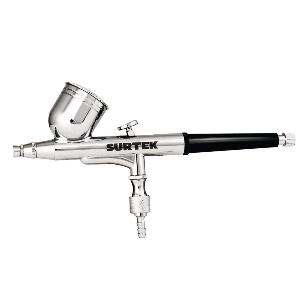 Aerógrafo profesional con alimentación por gravedad, capacidad 7 ml, 35 PSI, 3 piezas Surtek