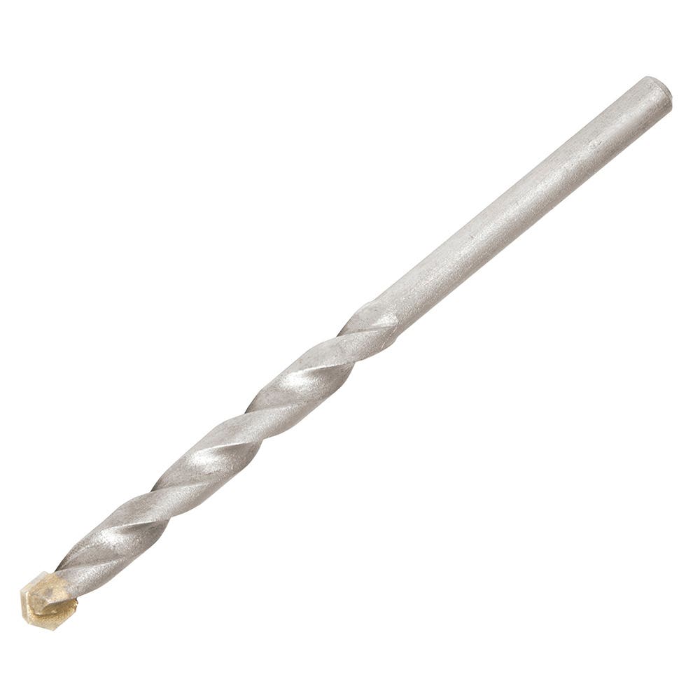 Broca para concreto de acero al carbono zanco recto 1/4" x 4" Surtek