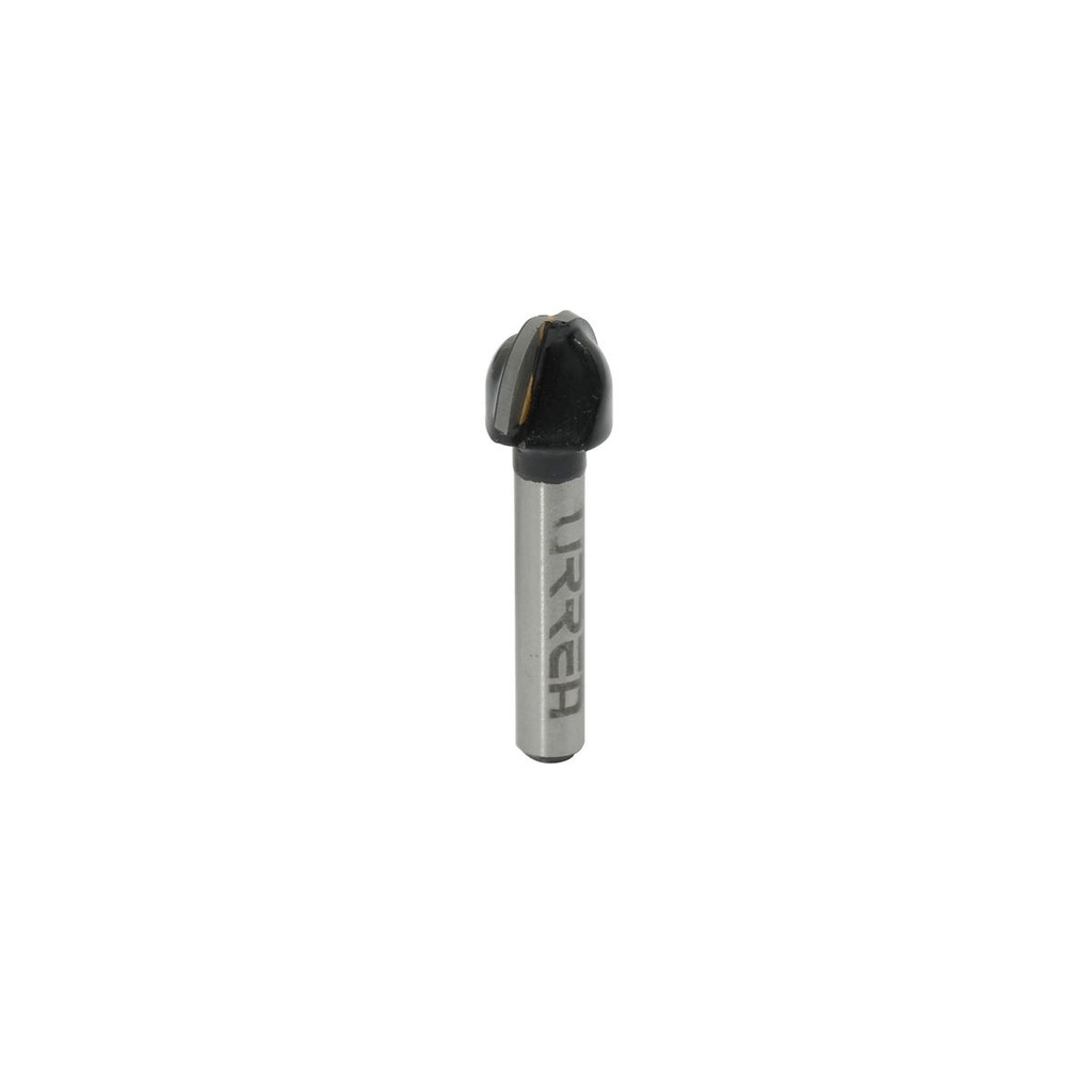 Broca para router de acero de media caña 1/4" zanco de 1/4" Urrea