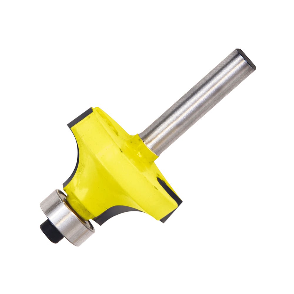Broca para router de acero redondeadora con balero para moldura 1-1/2" zanco de 1/4" Surtek