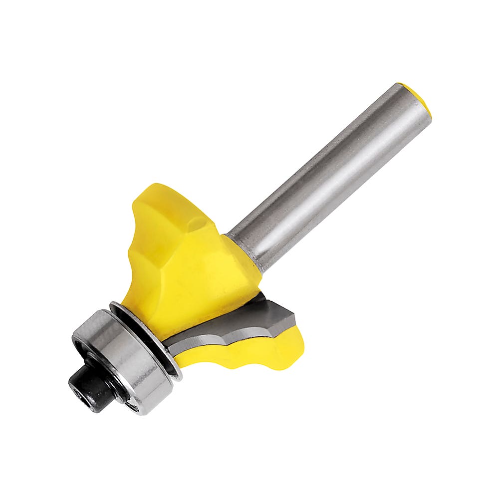 Broca para router de acero moldura clásica con balero 1-1/8" zanco de 1/4" Surtek