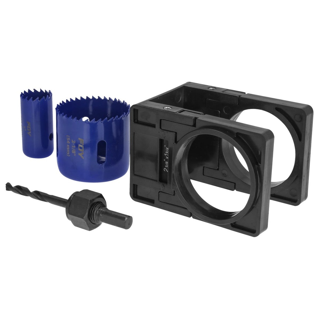 Juego de sierras cortacirculos, 4 piezas Foy