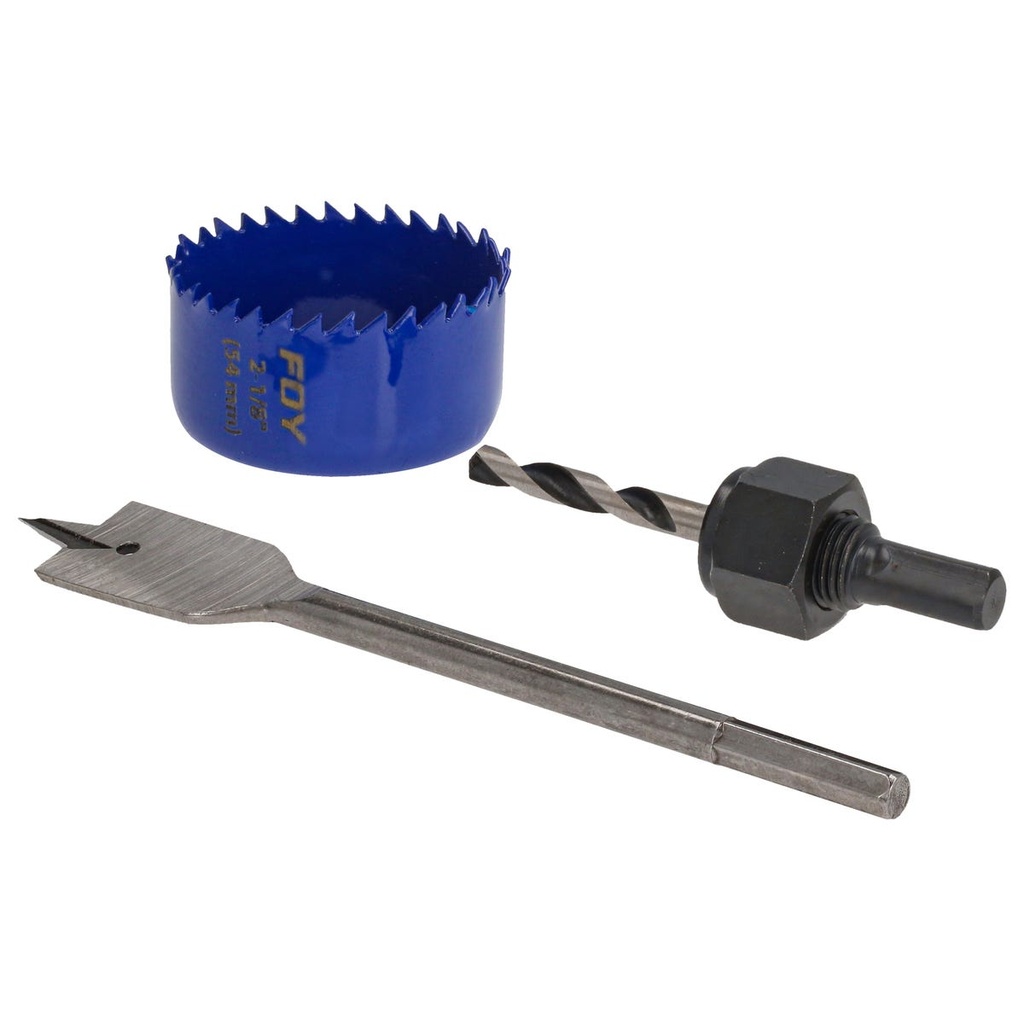 Juego de sierras cortacirculos, 3 piezas Foy