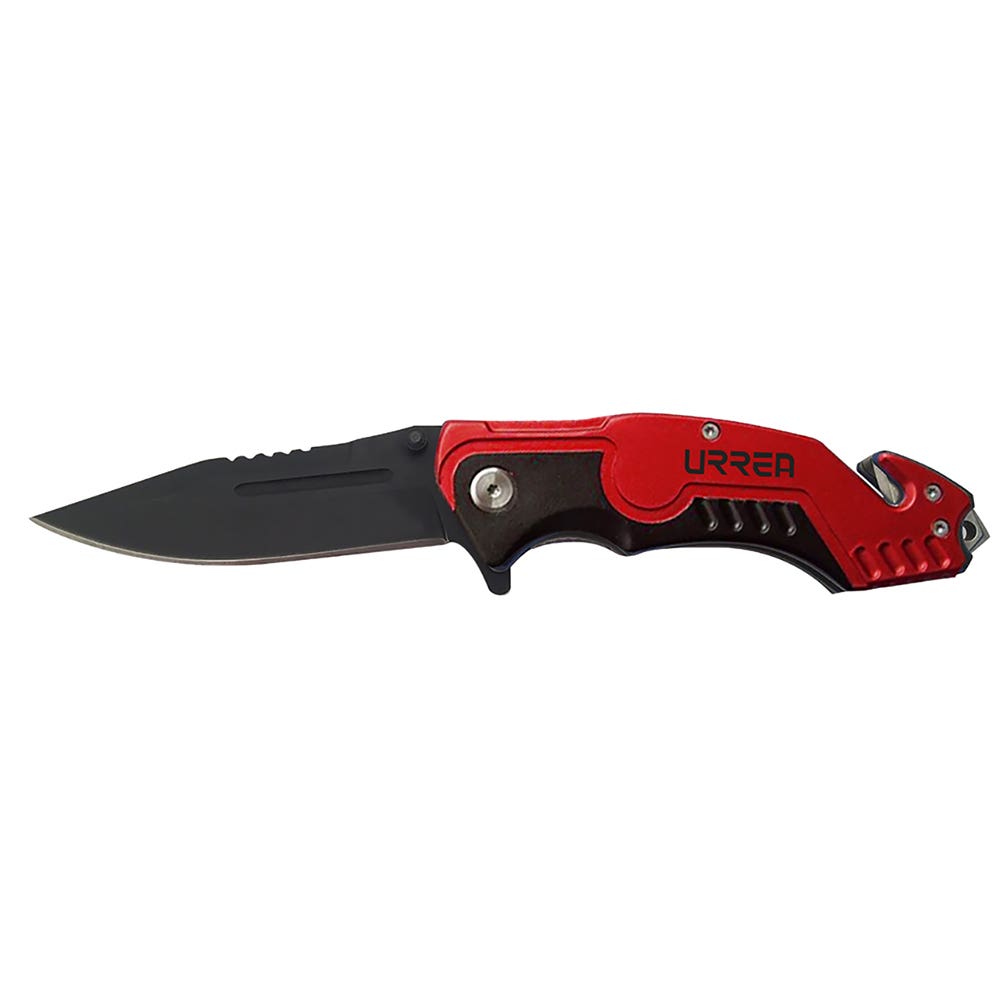 Navaja abatible de acero inoxidable para emergencias, 8-1/4" Urrea