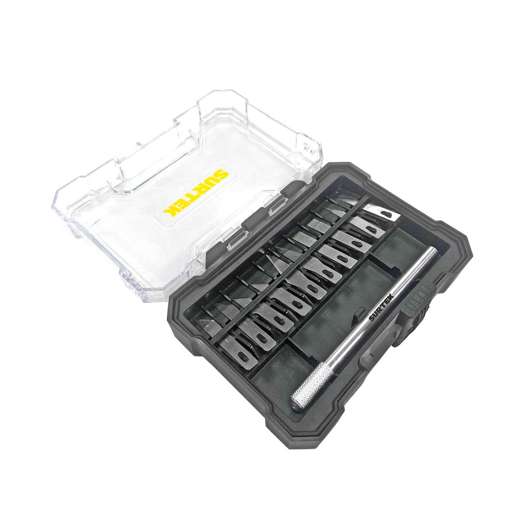 Juego de exactos con mango de aluminio, 11 piezas Surtek