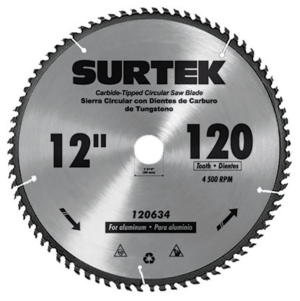 Disco para sierra circular para corte madera 60 dientes, 12" Surtek
