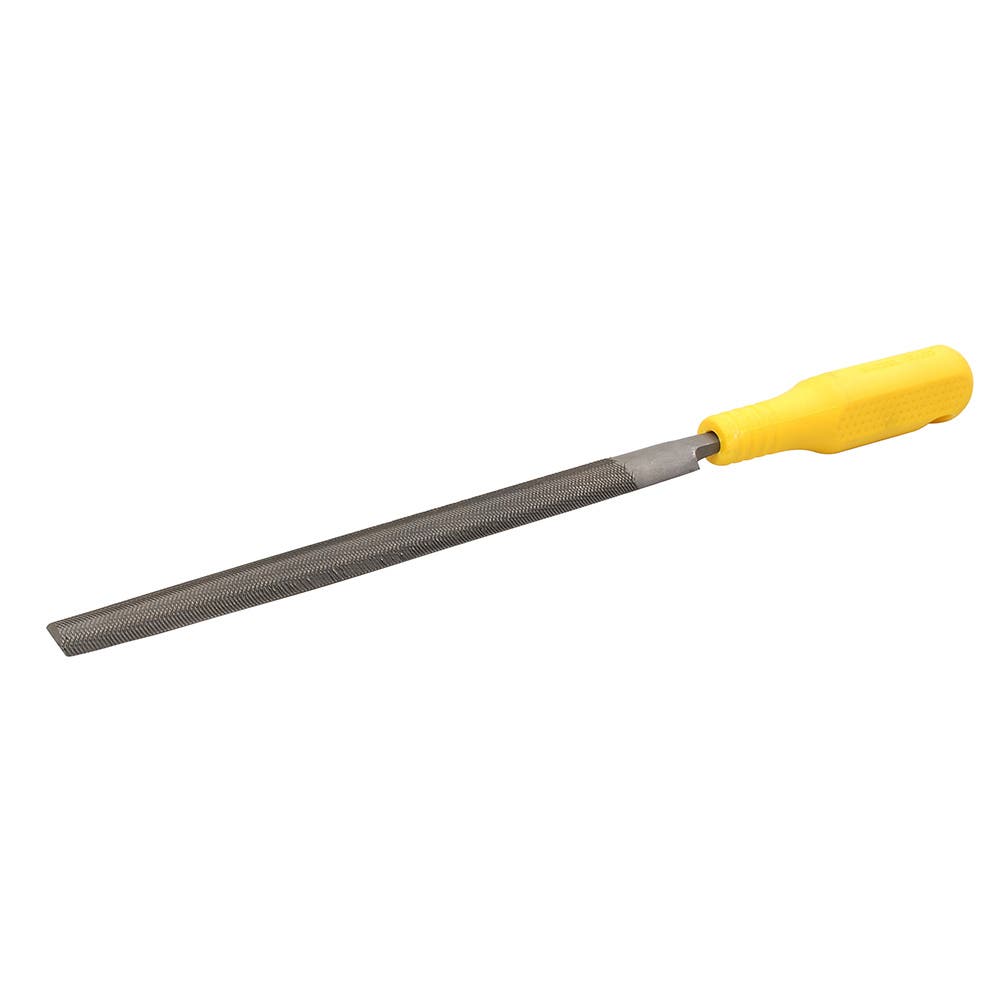Lima media caña bastarda con mango plástico 8" x 13/16" Surtek