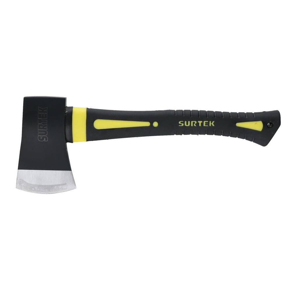Hacha cazadora con cabeza forjada en acero con mango de fibra de vidrio 14", 1-1/2 lb Surtek