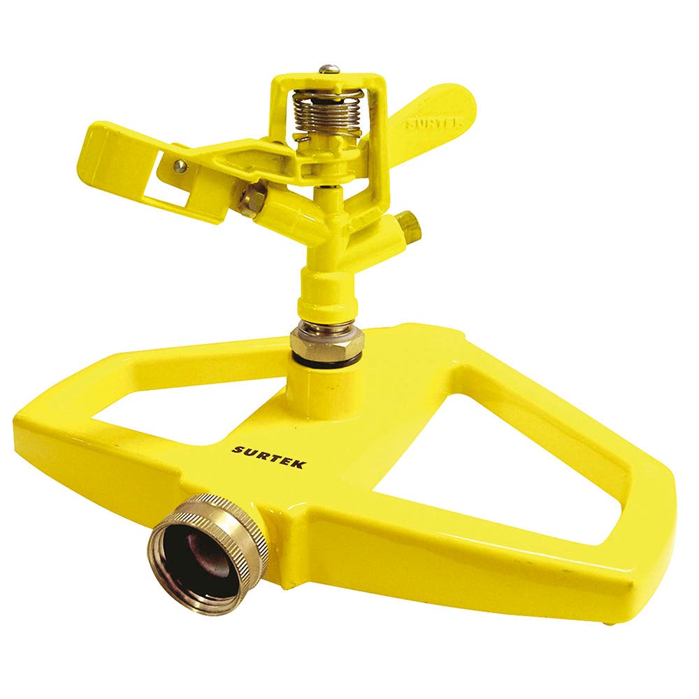 Aspersor estacionario con base metálica regulada por pulsación, 3/4" GHT Surtek