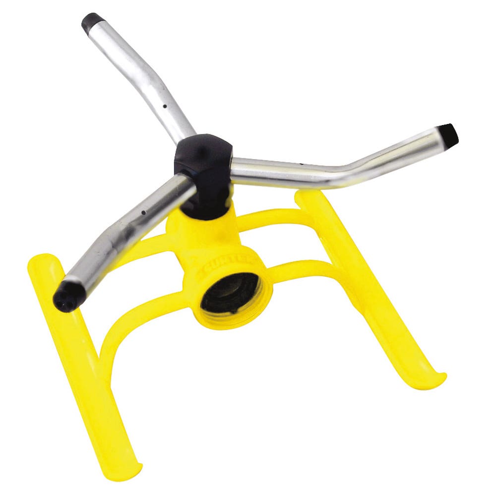 Aspersor estacionario con base metálica de 3 brazos, 3/4" GHT Surtek