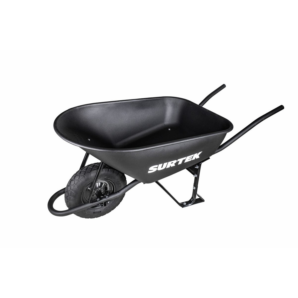 Carretilla reforzada con bastidor metálico 8 Ft3 llanta neumática reforzada Surtek