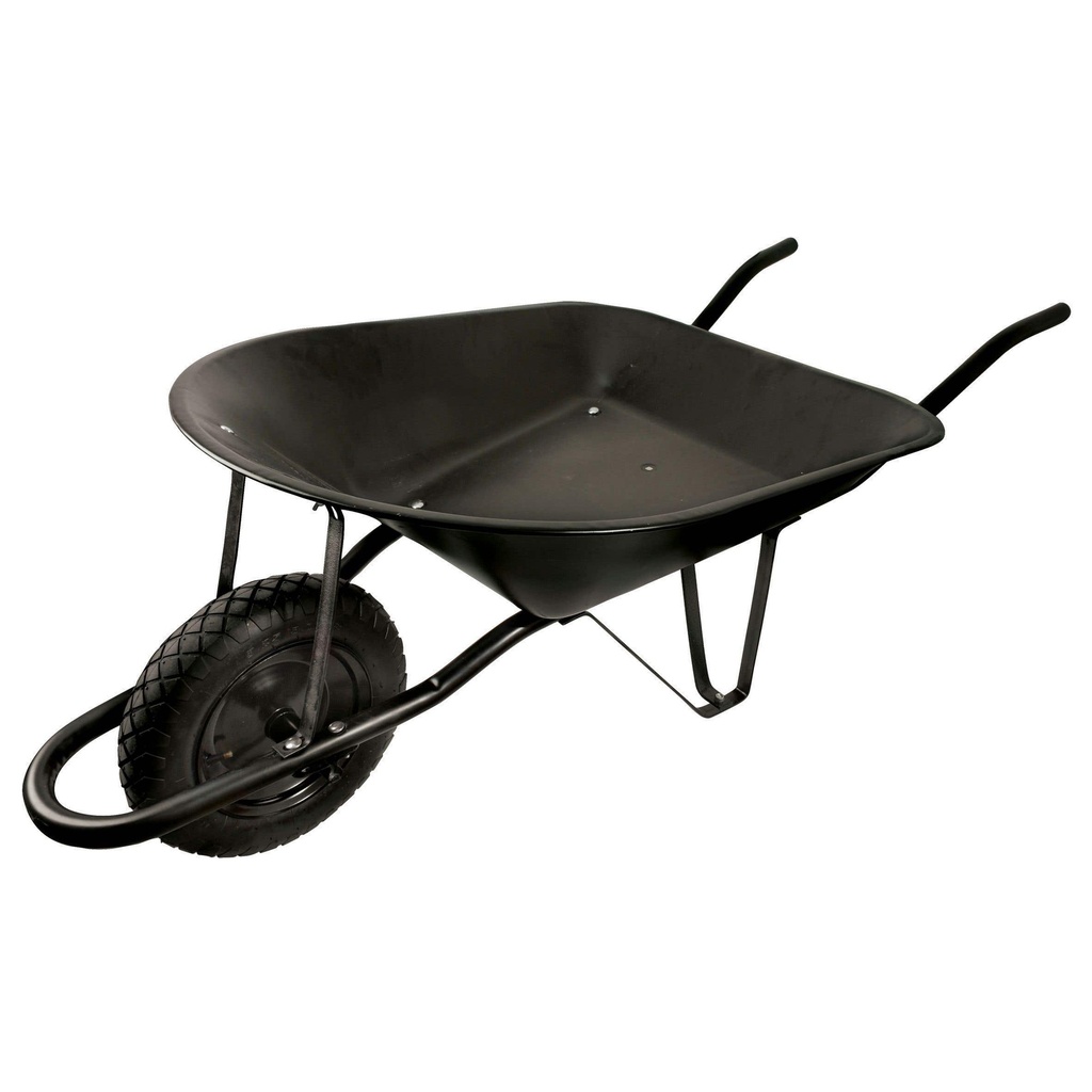 Carretilla con bastidor metálico 4 Ft3 llanta neumática de 2 capas Foy