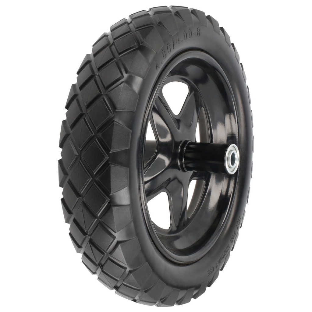 Llanta imponchable de poliuretano de 16" con rin para carretilla Surtek