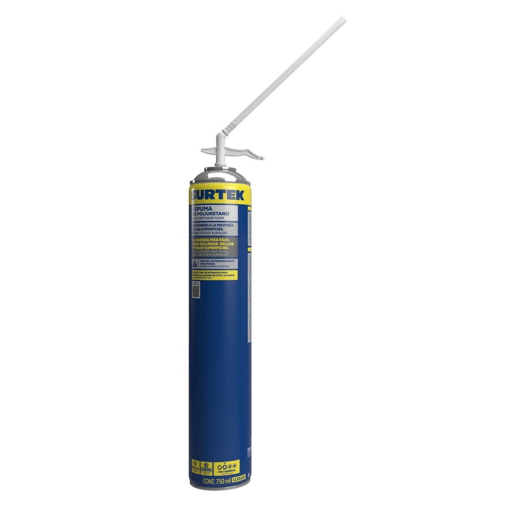 Espuma de poliuretano 750 ml Surtek