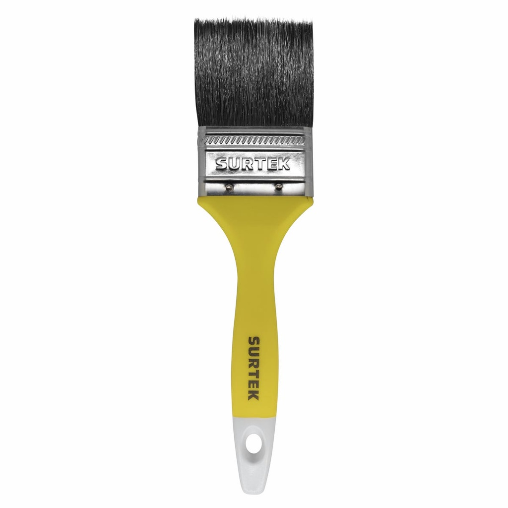 Brocha de cerdas naturales con mango plástico 2" x 47 mm, grosor de cerda 10 mm Surtek