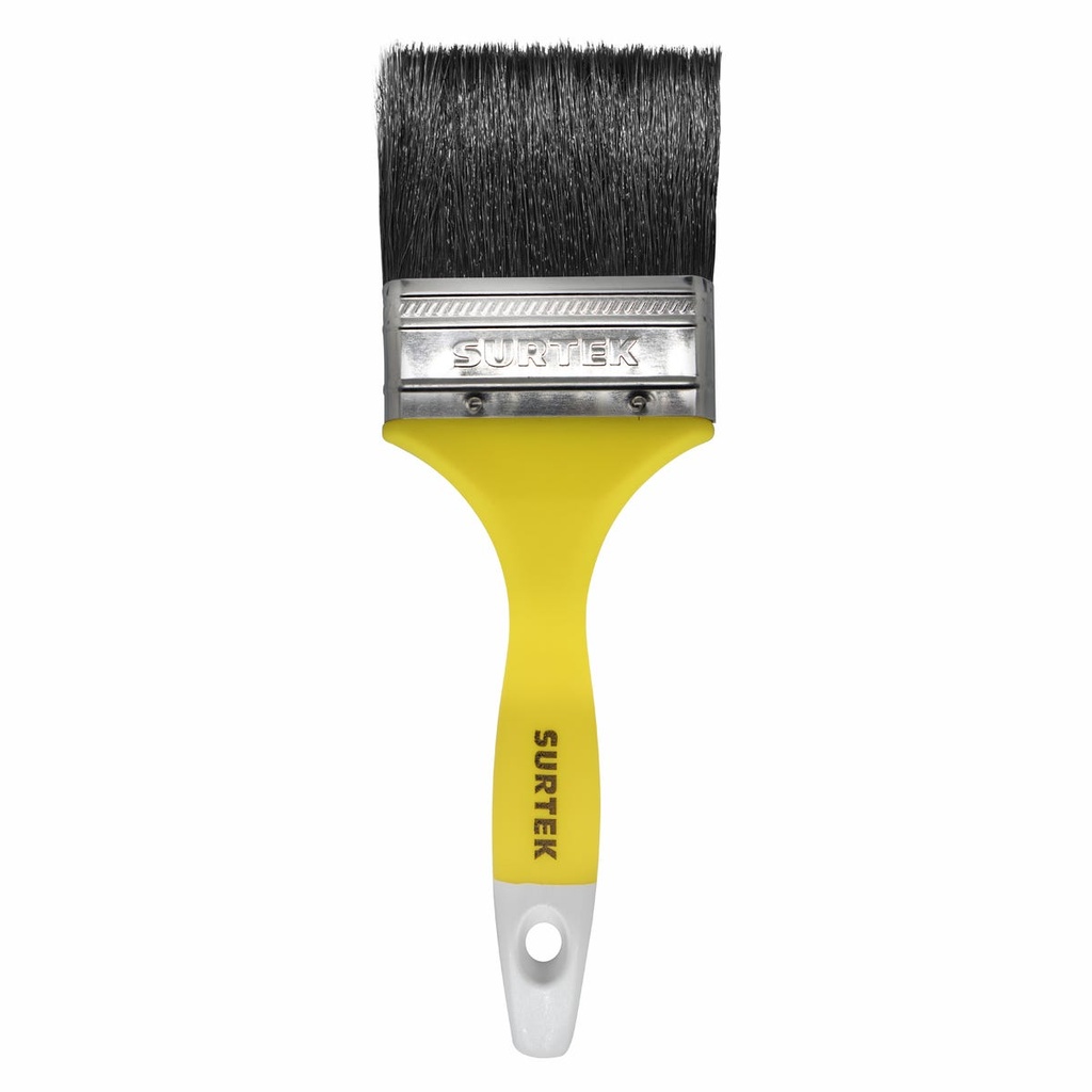 Brocha de cerdas naturales con mango plástico 3" x 52 mm, grosor de cerda 13 mm Surtek