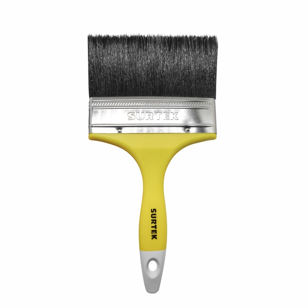 Brocha de cerdas naturales con mango plástico 5" x 65 mm, grosor de cerda 17.9 mm Surtek