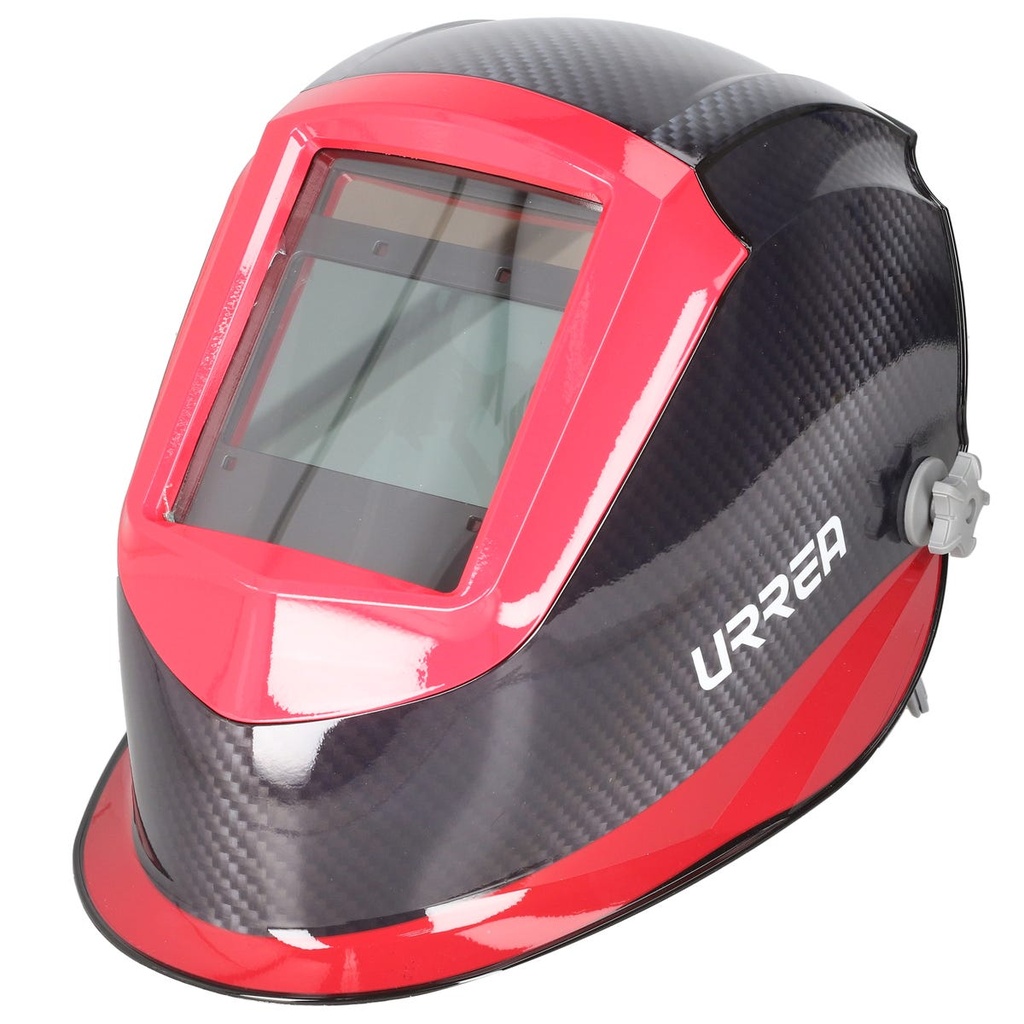 Careta eléctronica para soldar, visión 98 x 62, lente amplio Urrea