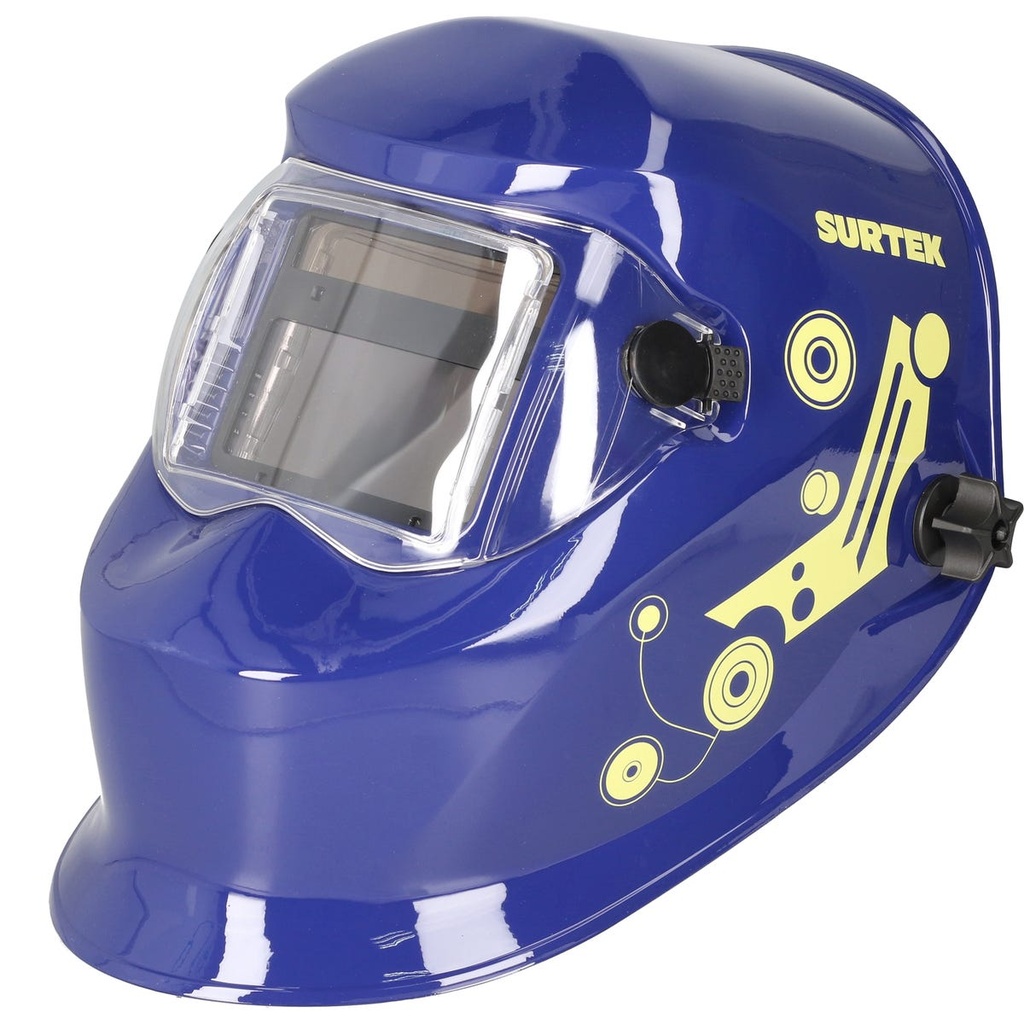 Careta electrónica para soldar, visión 98 x 43, alarma de batería baja Surtek
