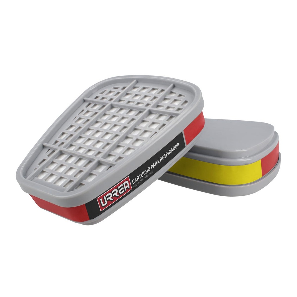 Cartucho para respirador con protección para gases ácidos Urrea