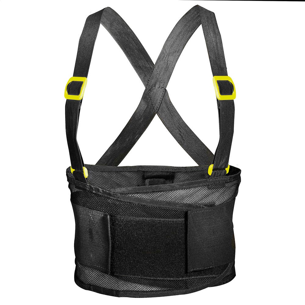 Faja elástica de malla respirable con 4 varillas EEG Surtek