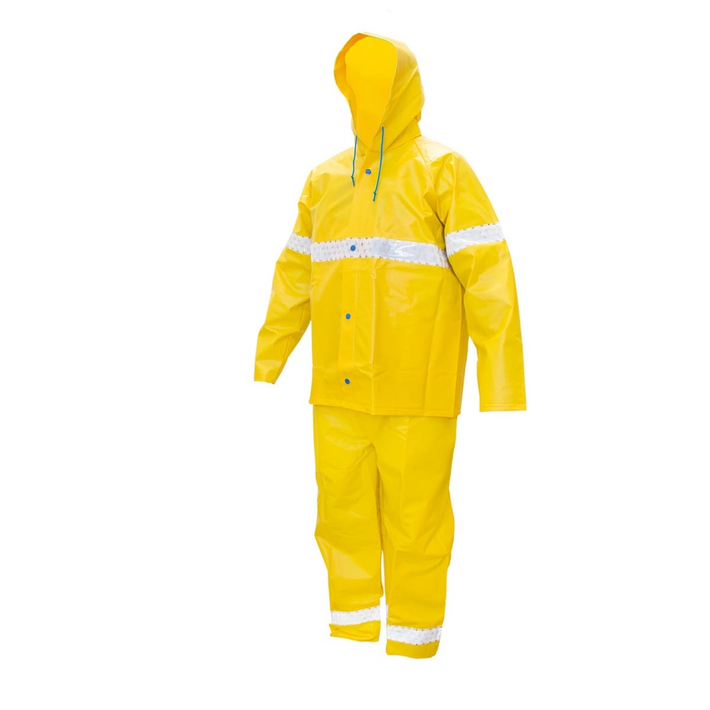 [USIM41] Traje impermeable con reflejante térmico M, 2 piezas Urrea